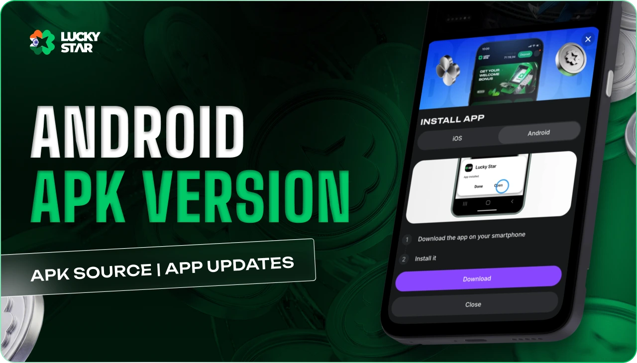 Android APK installation option for accessing casino games on compatible devices