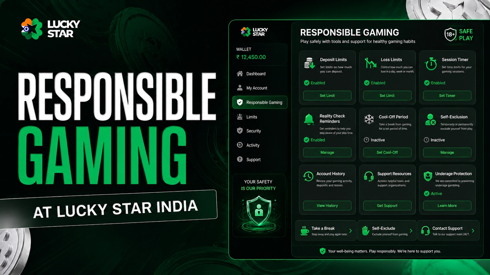 Responsible Gaming Lucky Star